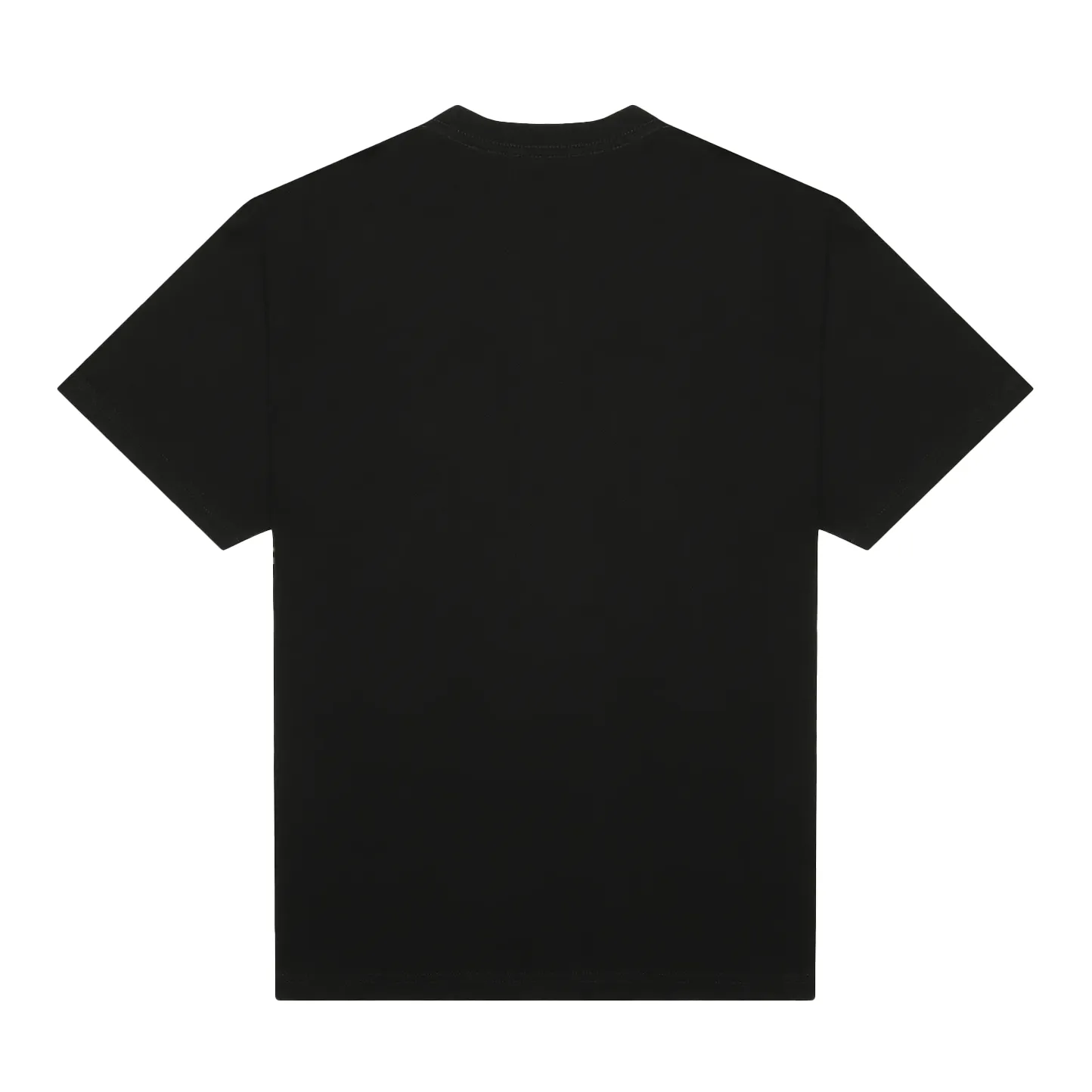 Camiseta Vans masculina preta com logo branco em fundo branco